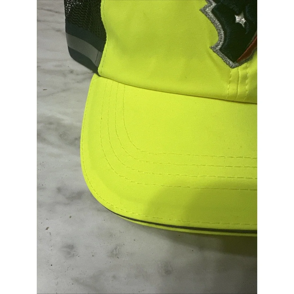 Buffalo Outdoors High Viz Houston Texans Work Hat, Brand New Never‎ Been Worn
